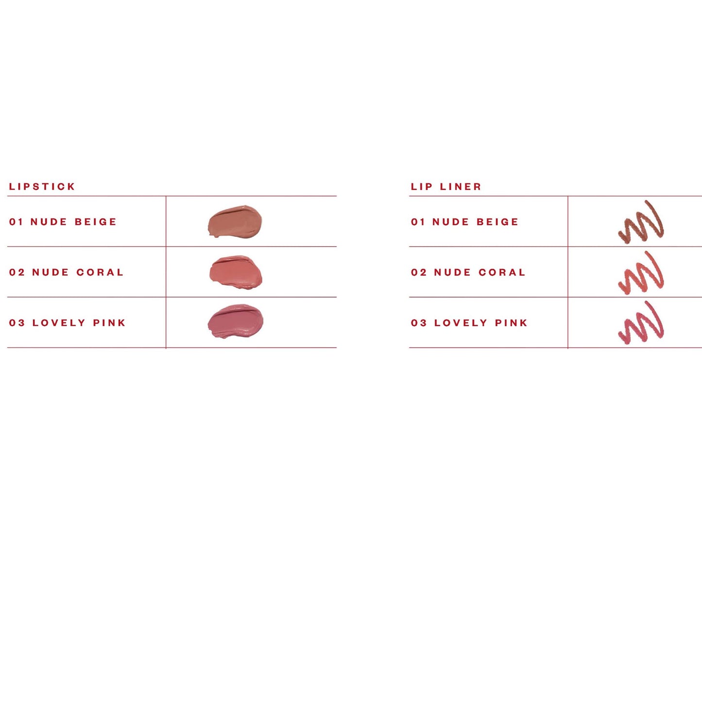 PAESE Cosmetics The Kiss Lips Set Liquid Lipstick & Lip Liner creamy texture and long lasting effect