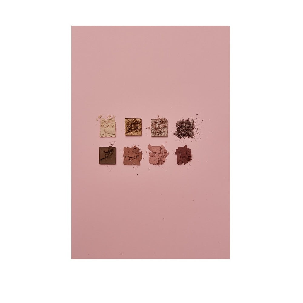 Paese Cosmetics Warm Crush eyeshadow palette, versatile shades, matte, and satin, finishes for day and night looks.