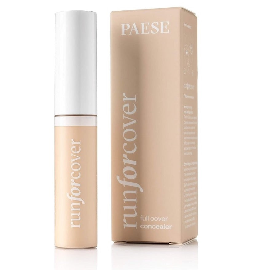PAESE Cosmetics Run for Cover Full Cover Concealer provides long-lasting concealing, coverage and incorporates skincare benefits.