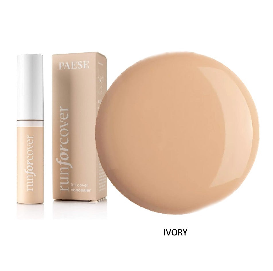 PAESE Cosmetics Run for Cover Concealer offers long-lasting coverage with skincare benefits.