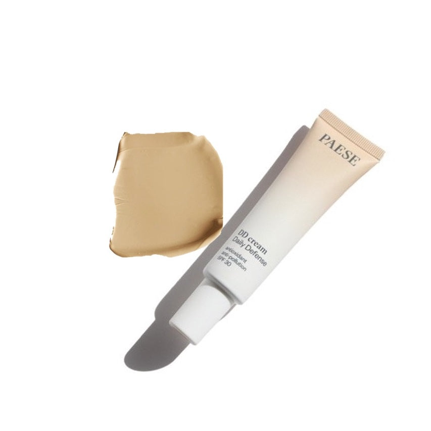 PAESE Cosmetics DD Cream with spf30 high coverage, protects the skin from UV rays 