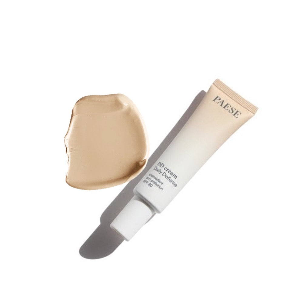 PAESE Cosmetics DD Cream with spf30 high coverage, protects the skin from UV rays 
