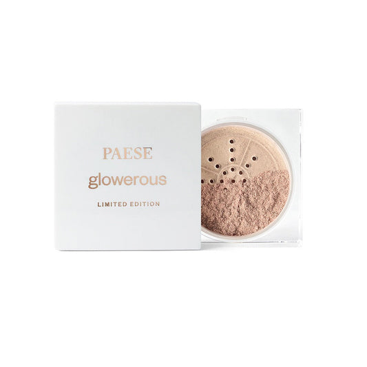 PAESE Cosmetics Glowerous Loose Highlighter creates a radiant effect on your face and body.