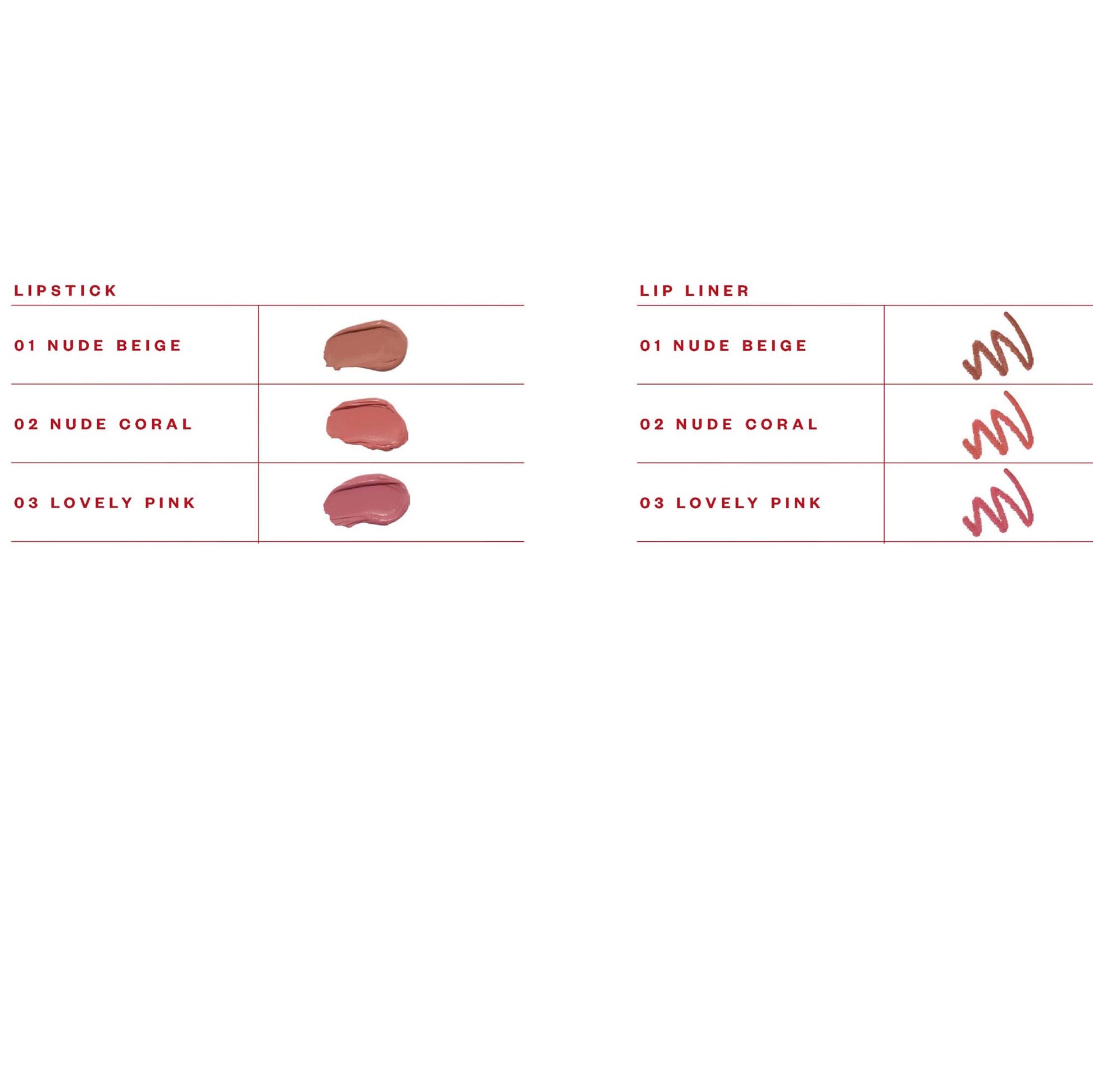PAESE Cosmetics The Kiss Lips Set Liquid Lipstick & Lip Liner creamy texture and long lasting effect