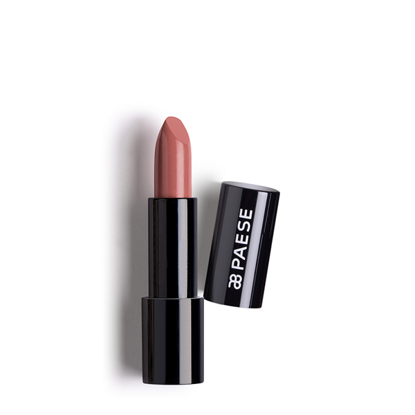 PAESE Cosmetics Lipstick with Argan Oil is easy to apply, guarantees a satiny soft finish and contains multiple active ingredients to create a protective barrier against external factors.