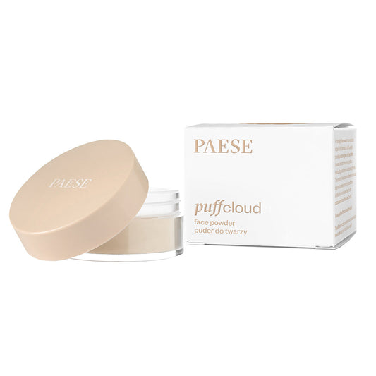 PAESE Cosmetics Puff Cloud Powder creates a natural illumination and extends the durability of your foundation.