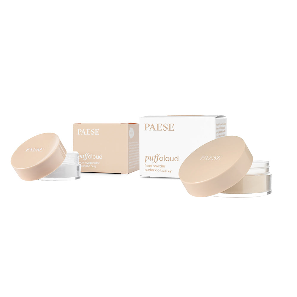 PAESE Cosmetics Puff Cloud Powder’ultra-fine formula remains imperceptible and provide a natural finish.