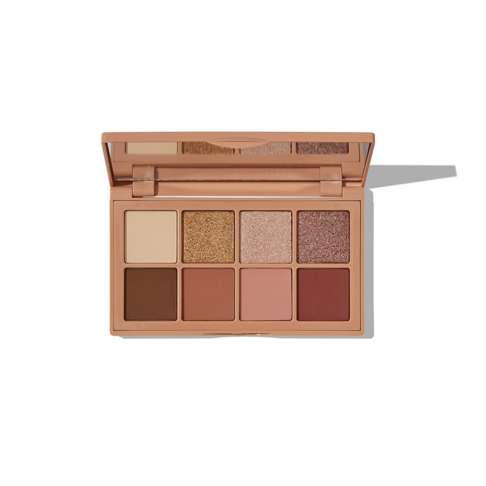 Paese Cosmetics Warm Crush eyeshadow palette, versatile shades, matte, and satin, finishes for day and night looks.