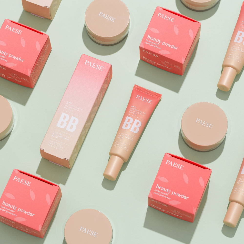 PAESE Cosmetics Vegan BB Cream with Hyaluronic Acid optically smooths the skin.