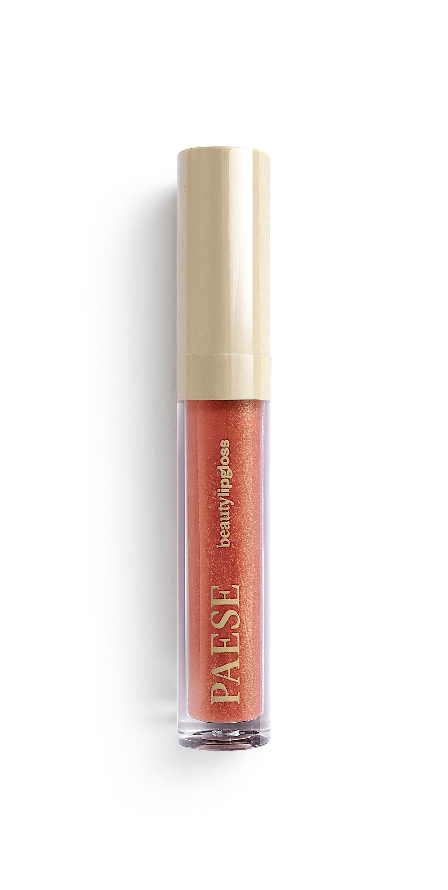 PAESE Beauty Lipgloss - a dreamy combo of raspberry and vanilla scent. Long-lasting & creamy with a mirrored makeup finish.