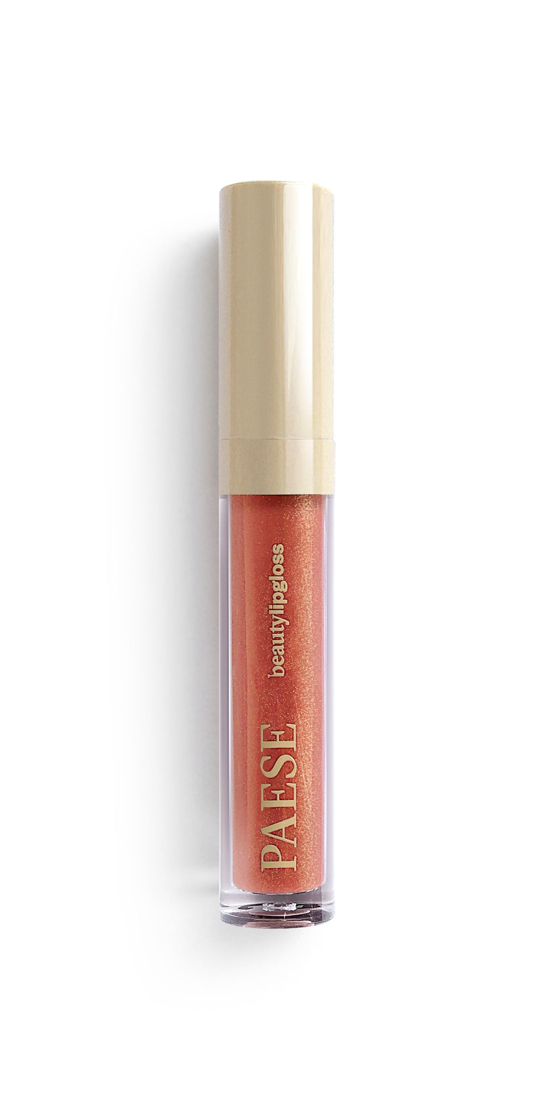 PAESE Beauty Lipgloss - a dreamy combo of raspberry and vanilla scent. Long-lasting & creamy with a mirrored makeup finish.