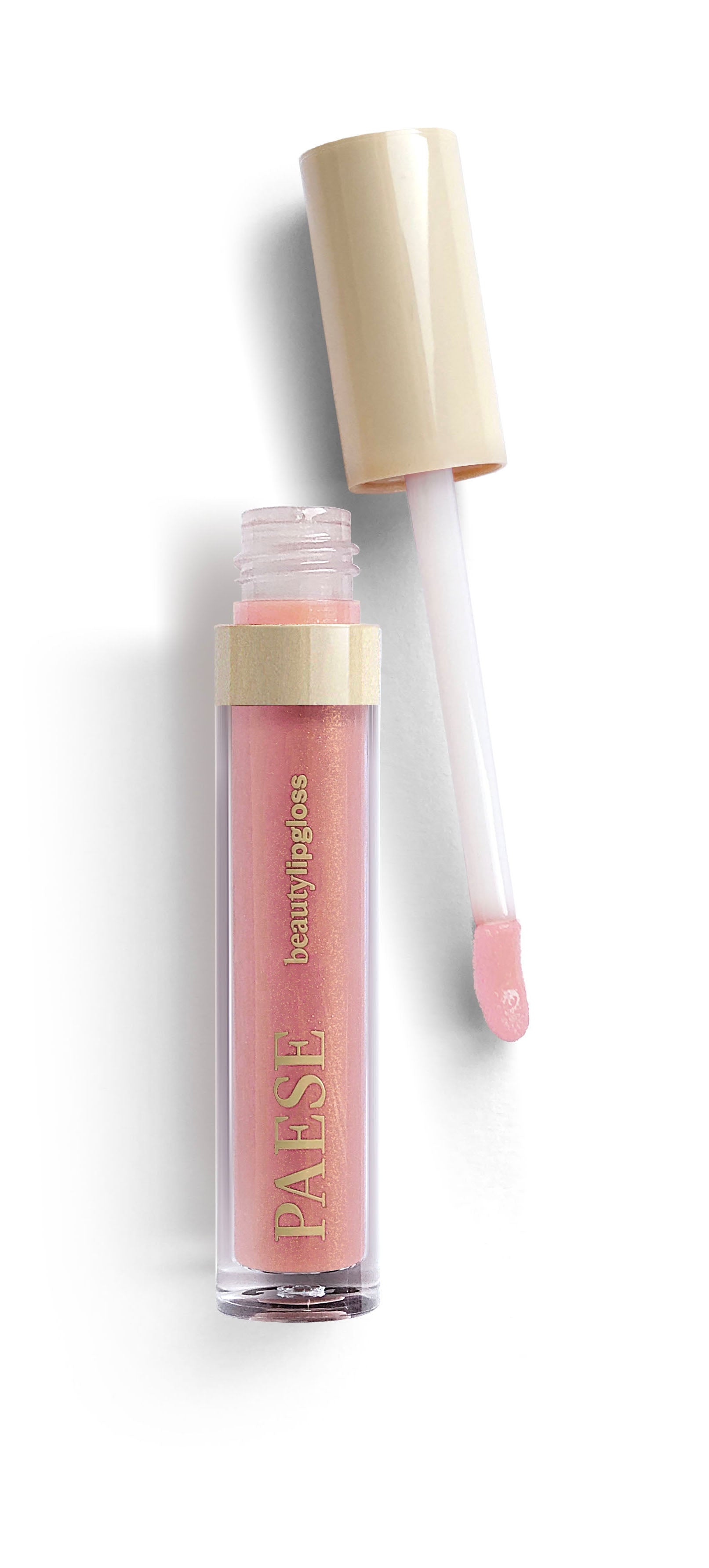 PAESE Cosmetics Beauty Lip gloss - a dreamy combo of raspberry and vanilla scent. Long-lasting & creamy with a mirrored makeup finish.