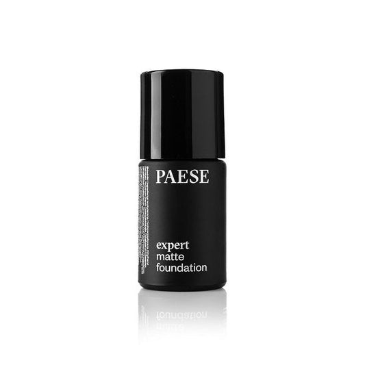 Discover PAESE's Cosmetics Expert Matte makeup foundation - a water-free formula with a powdery finish that perfectly blends and refreshes your skin.