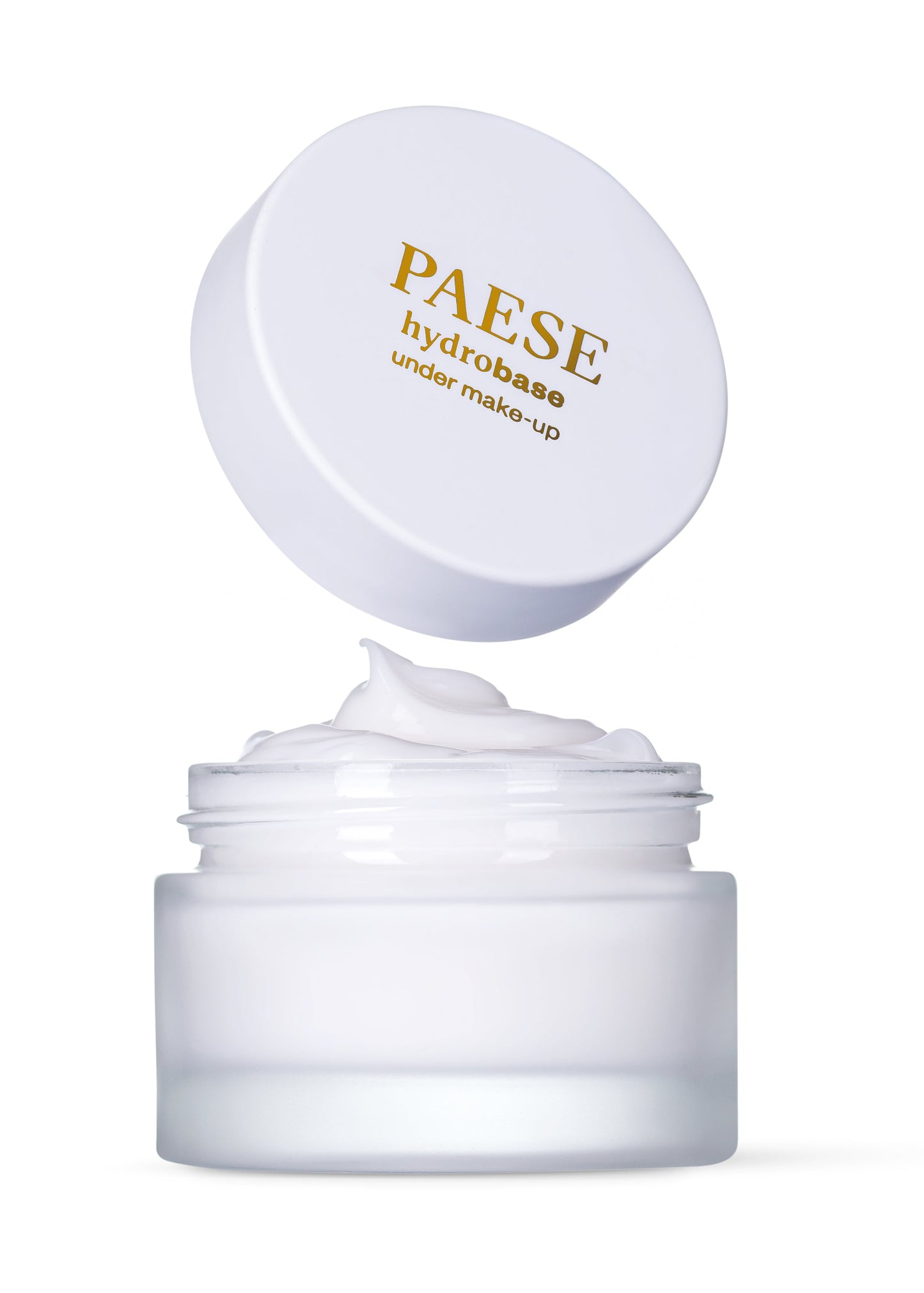 PAESE Cosmetics Hydrobase primer  slows the aging process by nourishing and soothing the skin with active ingredients, vitamins, and peptides.