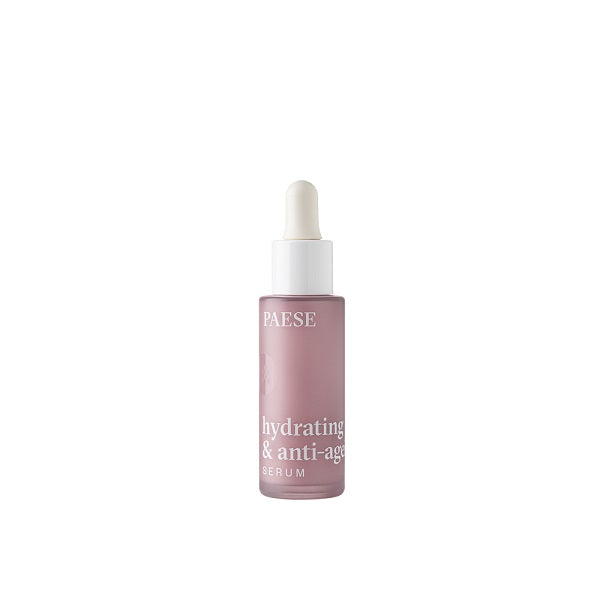 PAESE Cosmetics Hydrating &amp; Anti-Aging skincare serum increase skin hydration, reduces fine lines and decreases sebum production.