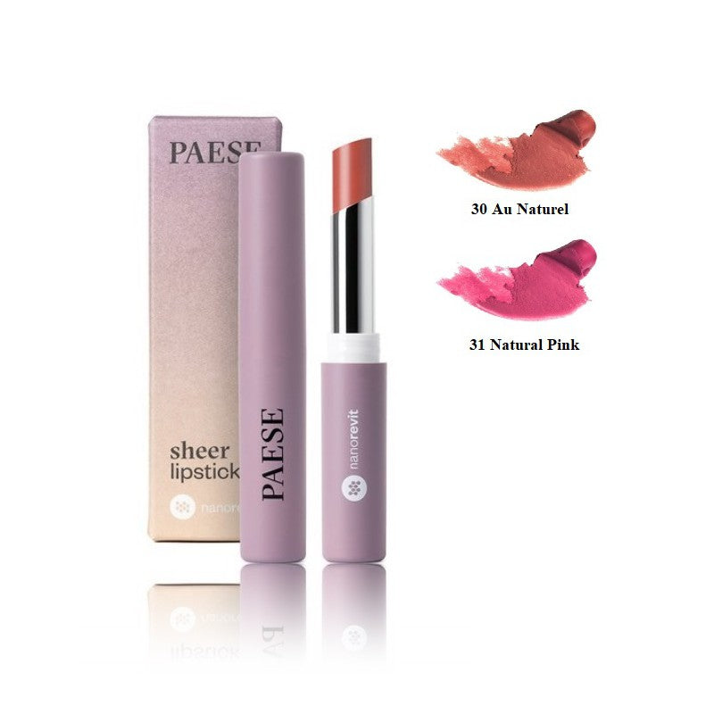 PAESE - Nanorevit -  Sheer Lipstick colors